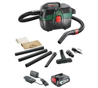 Bosch ADVANCEDVAC 18V-8 P4A 18v Cordless Portable Wet and Dry Vacuum Cleaner 8L 1 x 2.5ah Li-ion Charger No Case