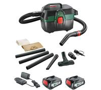 Bosch ADVANCEDVAC 18V-8 P4A 18v Cordless Portable Wet and Dry Vacuum Cleaner 8L 2 x 2.5ah Li-ion Charger No Case