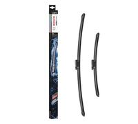 Bosch Aerotwin A 157 S - Front Windscreen Wipers - Set of 2 Replacement Blades - Comes with Pre-assembled Adapter - 2 Blades, 650mm/400mm - Only for right-hand drive (UK)