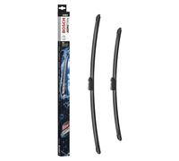 Bosch Aerotwin A 638 S - Front Windscreen Wipers, 2 Blades, 650 mm / 530 mm | Set of 2 Replacement Blades - Comes with Pre-assembled Adapter - Only for left-hand drive (EU)