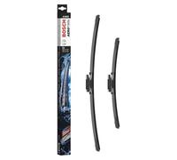 Bosch Aerotwin A116S - Front Windscreen Wipers - Set of 2 Replacement Blades - Comes with Pre-assembled Adapter - 2 Blades, 600 mm / 400 mm