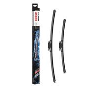 Bosch Aerotwin Flat Blade Front Windscreen Wiper Blade Pair Set 600/450mm A182S