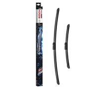 Bosch Aerotwin A432S - Front Windscreen Wipers - Set of 2 Replacement Blades - Comes with Pre-assembled Adapter - 2 Blades, 650 mm / 380 mm