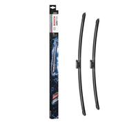 Bosch Aerotwin A854S Front Windscreen Wipers, 2 Blades, 650 mm / 575 mm | Set of 2 Replacement Blades - Comes with Pre-assembled Adapter - Only for left-hand drive (EU)