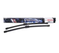 Bosch Aerotwin A925S Front Windscreen Wipers, 2 Blades, 530 mm / 530 mm | Set of 2 Replacement Blades - Comes with Pre-assembled Adapter - Only for left-hand drive (EU)