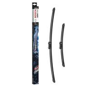 Bosch Wiper Blade Aerotwin AM466S, Length: 650mm/380mm - Set of Front Wiper Blades - Only for Left-Hand Drive (EU)