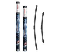 Bosch Aerotwin eA 863 S Front Windscreen Wipers, 2 Blades, 650 mm / 450 mm | Replacement Blades with Pre-assembled Adapter - Comes in Slim, Space-saving Packaging - Only for left-hand drive (EU)