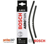 Aerotwin A453S windscreen wiper, length: 600mm/450mm windscreen set - only for right-hand drive vehicles (UK)