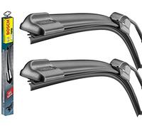 Bosch AeroTwin Replacement Front Screen Retro Fit Windscreen Wiper Blades + Wurth Screen Wash Mondeo MK3 Hatchback 2000-2007