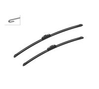 Bosch Wiper Blade Aerotwin AR991S, Length: 650mm/575mm - Set of Front Wiper Blades - Only for left- hand drive (EU)