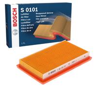 Bosch S0101 Car Air Replacement Filter | Separates Particles from the Air Intake - Moisture-resistant plus High Tensile Strength
