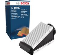 Bosch Air Filter F026400497 - S0497 Oem Fit Standard Replacement Fuel Efficiency