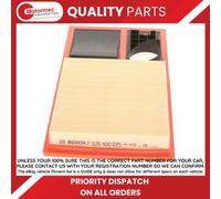 Air Filter fits VW GOLF 1.4 06 to 13 Bosch 036129620H 036129620J VOLKSWAGEN New