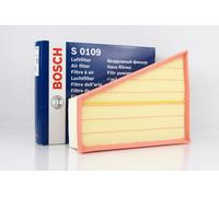 Bosch S0109 Car Air Filter - Separates Particles from the Air Intake - Moisture-resistant plus High Tensile Strength