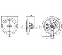 BOSCH 0 986 320 301 Air Horn