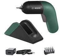 Bosch Akkuschrauber IXO (6. Generation, integrierter Akku mit Ladestation und Micro-USB-Lader, variable Drehzahlregelung, im Karton) - Amazon Edition