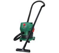 Bosch Wet And Dry Vacuum Cleaner PAS15-200 (Extension pipes (plastic), Suction hose 2.2 m, Handle/elbow pipe, Floor and crevice nozzles, Paper bag (FSC), Cartridge filter)