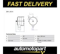 Alternator 0986034370 Bosch 1089861 5003349 5003448 6779261 8113911 Quality