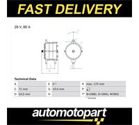 Bosch Alternator 0986039340 42498612 98424453 98424739 98424748 98449163 Quality