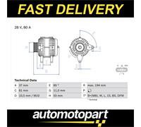 Bosch Alternator 0986047410 1387388 1400520 1400520R AELD074 OE Quality Part