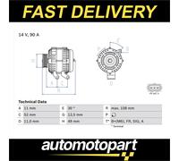 Bosch Alternator 0986049121 1140139 1436603 1478281 1592234 2S6T10300DE New