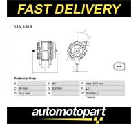 BOSCH 0 986 049 950 Alternator