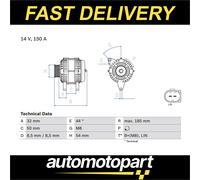 Bosch Alternator 0986082150 A0009063322 A00090633220080 0009063322 OE Quality