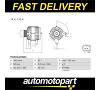 Bosch 0986084930 Alternator (8493)