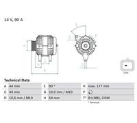 BOSCH 0 986 083 390 Alternator