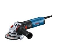 Bosch Professional Angle Grinder GWS 14-125 S (with Auxiliary Handle, Protective Cover, Protective Cover for Cutting, Lug Wrench, clamp Flange, Clamping nut)