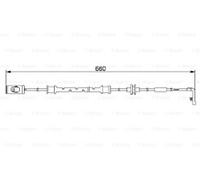 BOSCH 1 987 474 972 Brake pad wear sensor