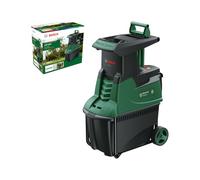 Bosch AXT 25 D Silent Garden Shredder (2500 W, Suitable for Wood and Hard Brambles, Built-in 53 L, Cardboard Packaging)