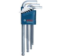 BOSCH BALL END HEX WRENCH SET (1.5, 2, 2.5, 3, 4, 5, 6, 8, 10mm) 1600A01TH5