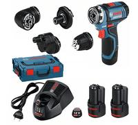 Bosch Battery Drill GSR 12V-15 FC With 2 x 2,0 Ah L-BOXX 4 Attachments 060