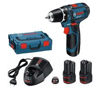 Bosch Battery Drill GSR 12V-15 With 2 x 2,0 Ah LI-ION Battery L-BOXX 0601868109