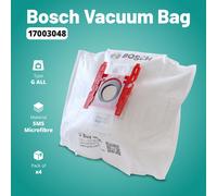 Bosch BBZ41FGALL Vacuum Bags Power Pro Tect Dustbag Type G All Suitable for