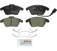 BOSCH BC1107 QuietCast Premium Ceramic Disc Brake Pad Set - Front | Compatible with Select Audi A3, TT; Volkswagen Beetle, CC, Eos, Golf, GTI, Jetta, Passat, Passat CC; Rabbit + More