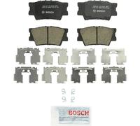 BOSCH BC1212 QuietCast Premium Ceramic Disc Brake Pad Set - Compatible with Select Lexus ES300h, ES350, HS250h; Pontiac Vibe; Toyota Avalon, Camry, Matrix, RAV4; REAR