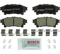 BOSCH BC1391 QuietCast Premium Ceramic Disc Brake Pad Set - Rear | Compatible with Select Lexus GS200t, GS350, GS450h, IS300, IS350, RC350, RX350, RX450h; Toyota Highlander, Prius, Sienn More