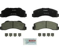 Bosch BC1414 QuietCast Premium Ceramic Disc Brake Pad Set For: Ford Expedition, F-150; Lincoln Navigator, Front