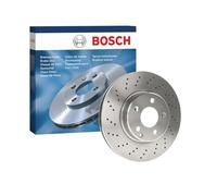 Bosch BD1009 Brake Disc - 312 mm Vented High-Carbon Discs - Front Axle - ECE-R90 Certified - Improved Cooling, Reduced Brake Fade, Corrosion Protection - 1 Single Disc
