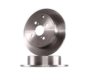 Bosch BD1021 Brake Disc Set - 258 mm Solid Discs - Rear Axle - ECE-R90 Certified - Reliable Braking, Stable Performance, Corrosion Protection - 1 Set of 2 Discs