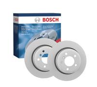 Bosch BD1045 Brake Disc Set - 320 mm Vented High-Carbon Disc - Rear Axle - ECE-R90 Certified - Great Cooling and Noise Suppression, Advanced Corrosion protected - 1 Set of 2 Discs