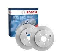 Bosch BD1283 Brake Disc Set - 290 mm Solid Discs - Rear Axle - ECE-R90 Certified - Reliable Braking, Stable Performance, Corrosion Protection - 1 Set of 2 Discs