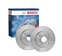 Bosch Brake Discs Pair Rear 249mm 61.91mm Solid 9mm 0986479388