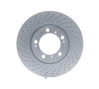 Bosch BD1393 Brake Disc - 317.8 mm Vented High-Carbon Disc - Front Axle - ECE-R90 Certified - Great Cooling and Noise Suppression, Advanced Corrosion protected - 1 Single Disc