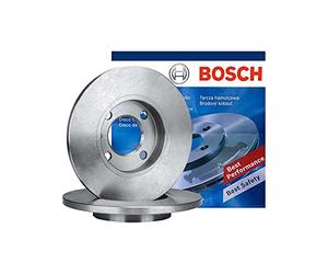 Bosch BD1501 Brake Disc Set - 291 mm Solid Discs - Rear Axle - ECE-R90 Certified - Reliable Braking, Stable Performance, Corrosion Protection - 1 Set of 2 Discs
