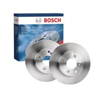 Bosch BD1524 Brake Disc Set - 262 mm Vented Discs - Front Axle - ECE-R90 Certified - Good Cooling, Reliable Braking, Corrosion Protection - 1 Set of 2 Discs