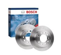 Bosch BD1532 Brake Disc Set - 258 mm Solid Discs - Rear Axle - ECE-R90 Certified - Reliable Braking, Stable Performance, Corrosion Protection - 1 Set of 2 Discs