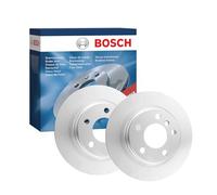Bosch BD1650 Brake Disc Set - 290 mm - Rear Axle - 1 Set of 2 Discs | Vented High-Carbon Discs - ECE-R90 Certified - Great Cooling and Noise Suppression, Advanced Corrosion protected